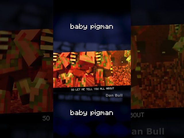 baby pigman π½ #minecraft