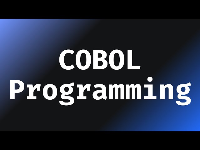 COBOL History, Basics & Your First Program #cobol