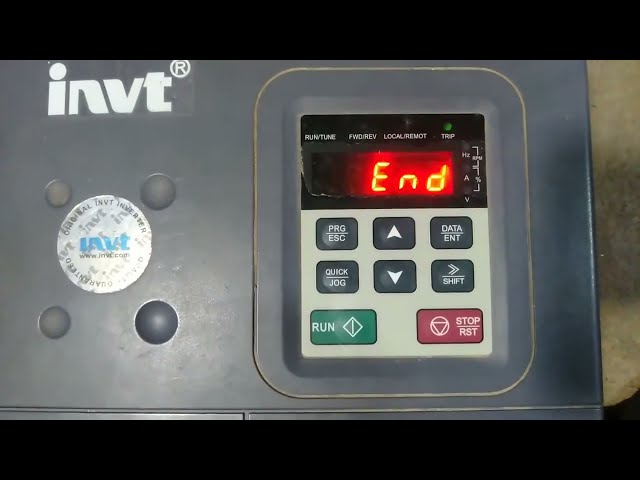 Resolving INVT VFD Inverter "END" Fault - Your Complete Guide to Troubleshooting and Fixing!
