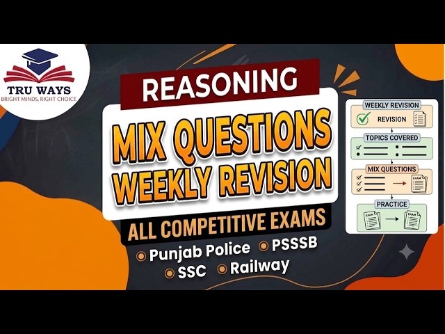 Number Series(Day-1)| Reasoning Special| Theory + MCQs -PSSSB,Punjab Police & All Exams
