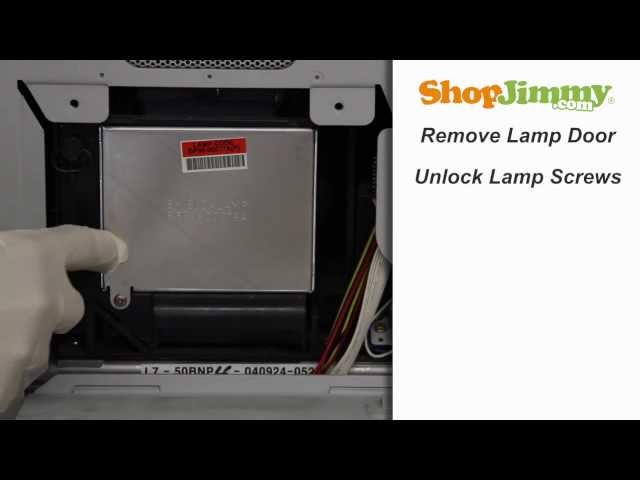 Samsung BP96-00677A Lamp Replacement Guide for DLP TV