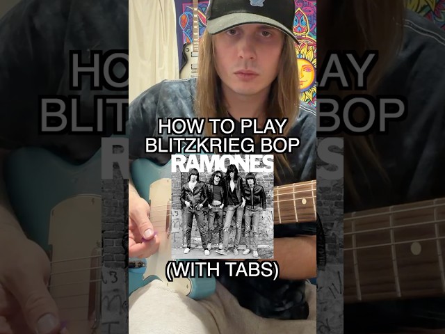 How To Play ‘Blitzkrieg Bop’ by The Ramones (Guitar Tutorial)
