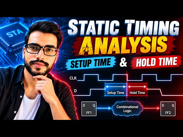 Static Timing Analysis (STA) Explained | Setup Time & Hold Time | VLSI Interview Preparation