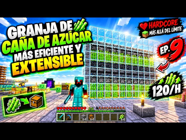 LA GRANJA DE CAÑA DE AZÚCAR MÁS EFICIENTE Y EXTENSIBLE 🌱 | HARDCORE: MÁS ALLÁ DEL LÍMITE