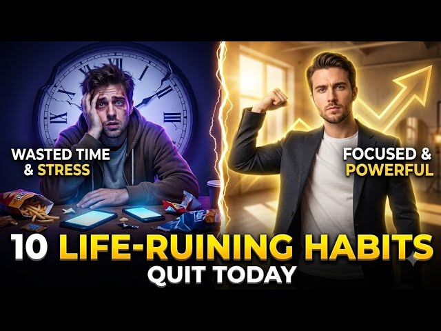 10 LIFE-RUINING HABITS You MUST QUIT Before It’s Too Late