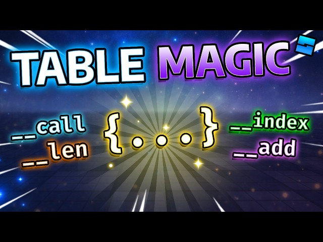Every Roblox Metamethod Explained | Roblox Studio