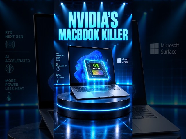 Microsoft and Nvidia Just Crashed Apple's Laptop Party #technews