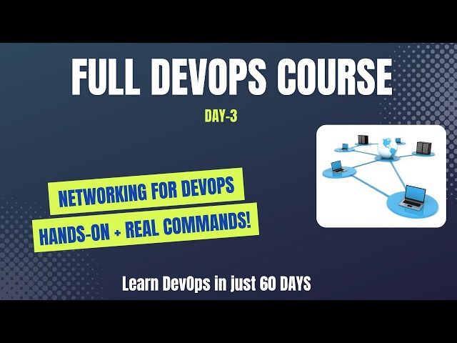 Networking Basics for DevOps | Hands-On Guide for Beginners | Full DevOps Course | Day 3