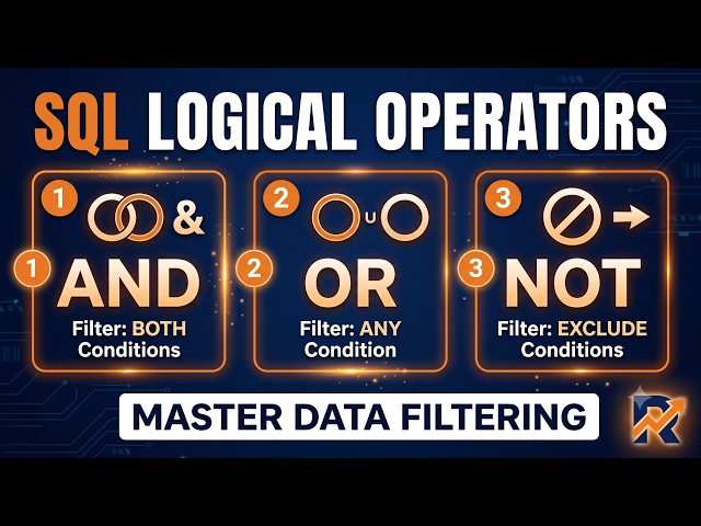 SQL Logical Operators Explained: AND, OR, NOT | Database Tutorial Part 1