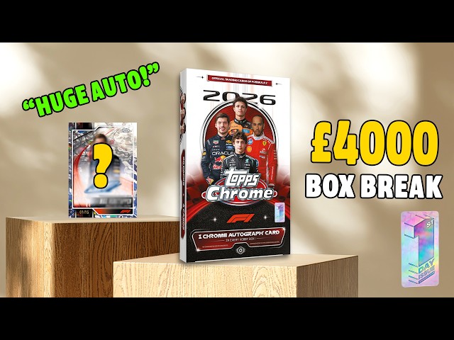 $5000 TOPPS F1 CHROME 2026 OPENING! 2X FIRST DAY ISSUE HOBBY BOXES