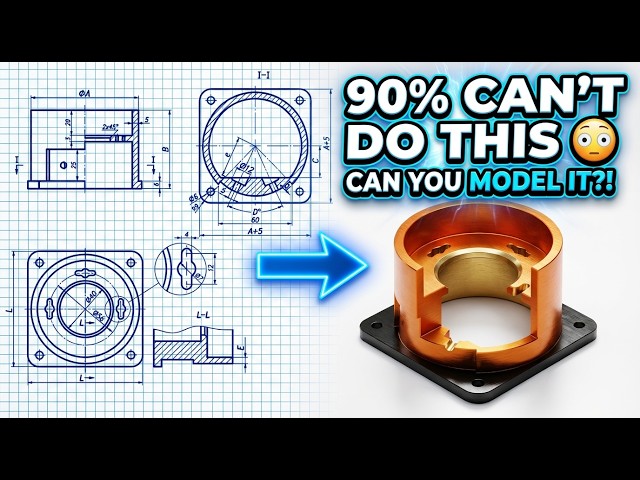 Can You Model This? Fusion 360 Challenge - Catics 3D02-03