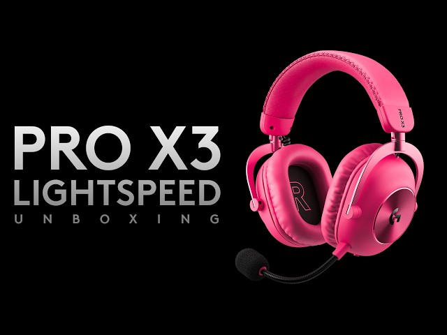 Logitech PRO X3 Lightspeed Unboxing and Setup