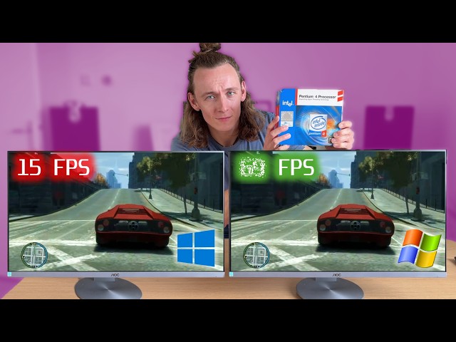 I Optimized a Pentium 4 PC Until I Could Game On It...