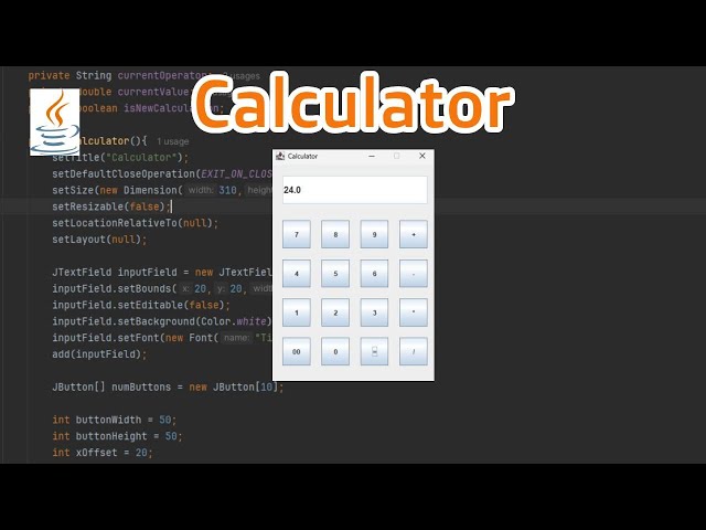 Creating a simple Calculator in JAVA | JAVASWING Tutorial | Chilly Code