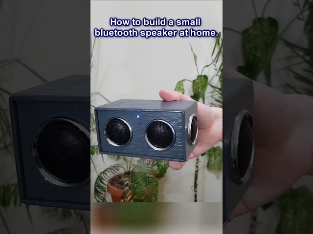 DIY small bluetooth speaker #diy #shorts