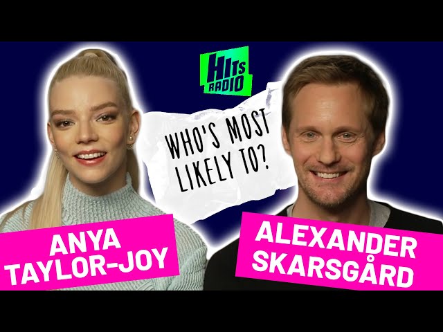 Anya Taylor-Joy & Alexander Skarsgard On Falling In Love At First Sight | Who's Most Likely To?
