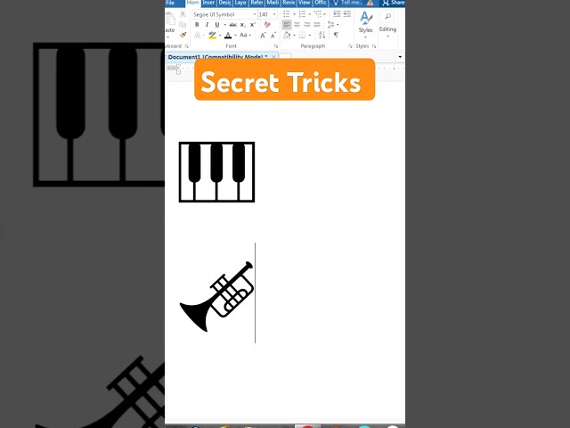 ms word hidden tricks | Ms word magical tricks #tricks #shorts #ytshorts