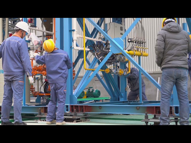Fluidized bed method Modular Acid (HCl)Regeneration System installation video.