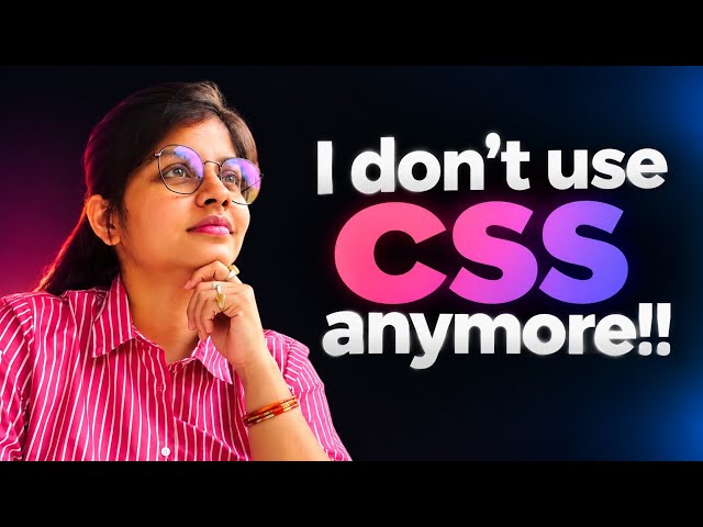 🔴I DON'T USE CSS ANYMORE!! 🔴
