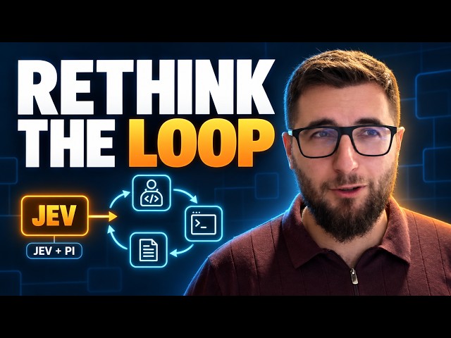Reinventing the Agent Loop | Plugging Jev in a Pi extension