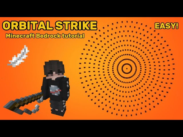 How to make an Orbital Strike with Commands in Minecraft Bedrock