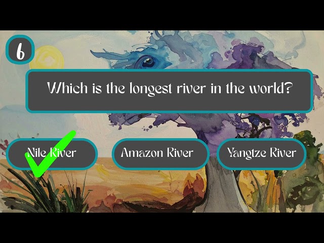 Test your general knowledge with this fun and easy quiz!