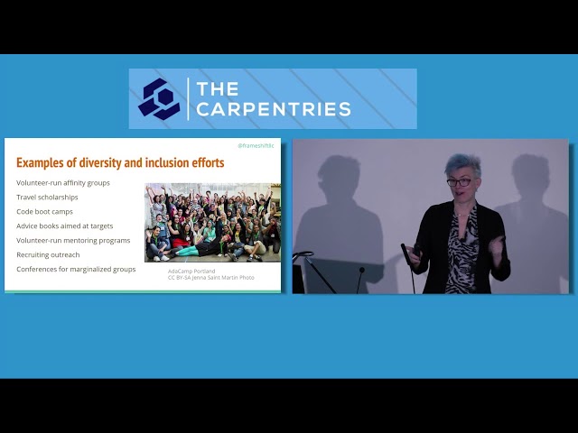 CarpentryCon 2018 | Valerie Aurora | Keynote "Focus on Allies"