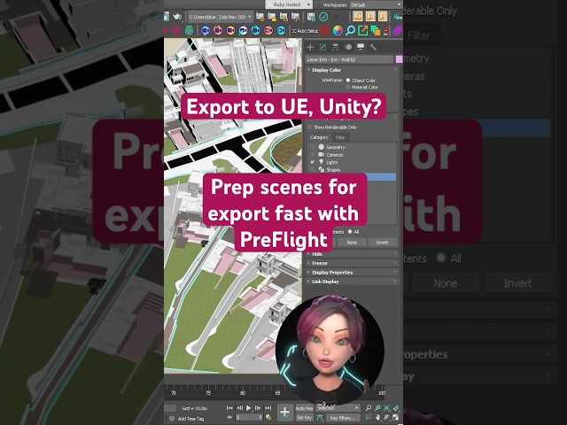 Prep scenes to export with Preflight
