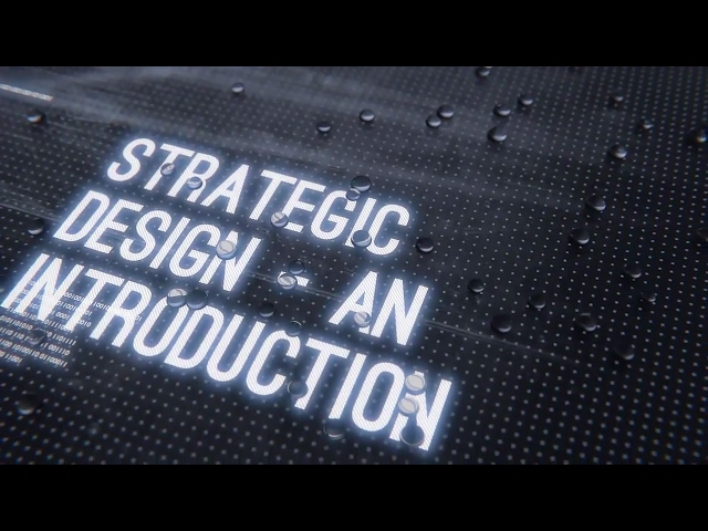 Strategic Design - an introduction (Free online course)