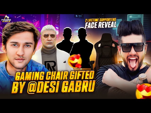 GAMING CHAIR GIFTED BY @DesiGabru - VLOG #05 - 2 LIFETIME SUPPORTERS FACE REVEAL - #paradiserp  😍