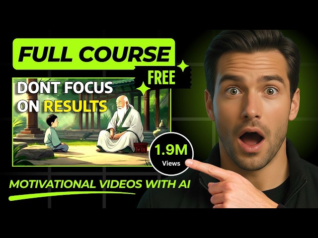 Create Motivational Videos with AI for FREE 🤯 (Full Workflow)