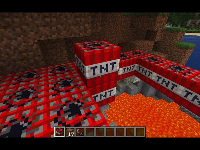 Minecraft (2021): Exploding TNT's in Squares (1-12)