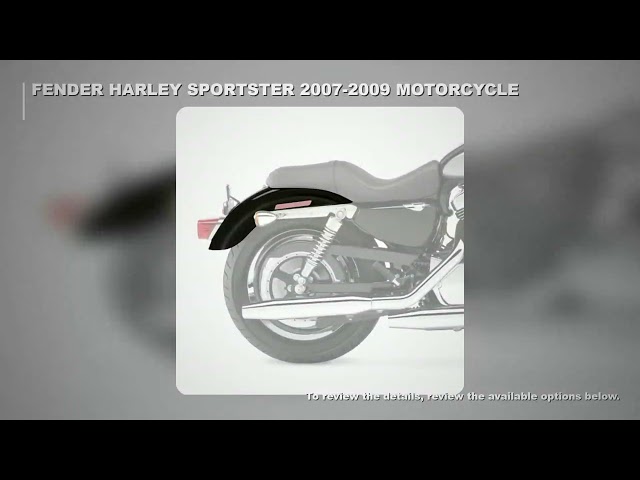 Rear Fender For Harley Sportster XL 883 1200 2007-2009 Custom Low Roadster XL1200C XL1200L XL883C XL