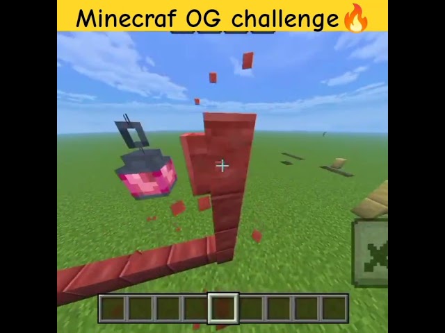 minecraft OG challenge 🔥 #shorts #viral #trending #shortsfeed