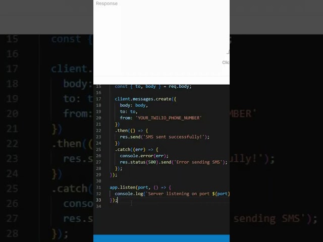How to Send SMS with Node.js - Tutorial