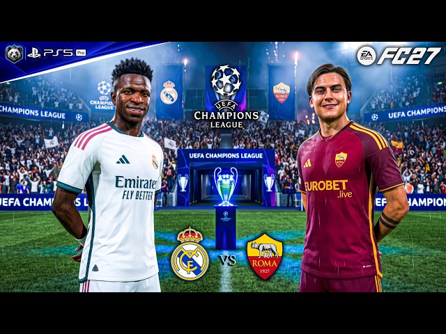 FC 27 - Real Madrid vs. Roma - UEFA Champions League 26/27 Full Match | PS5™ Pro [4K60]