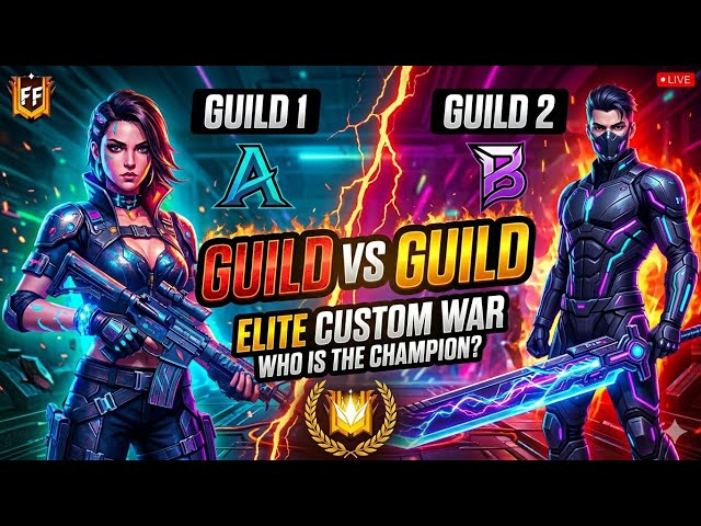Guild v/s Guild custom 😈|| kya lagta hai kon booyah keraga 🥶 #virel #dlshiftgaming 