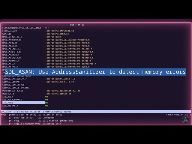 CCMake | CMake GUI in the Terminal!