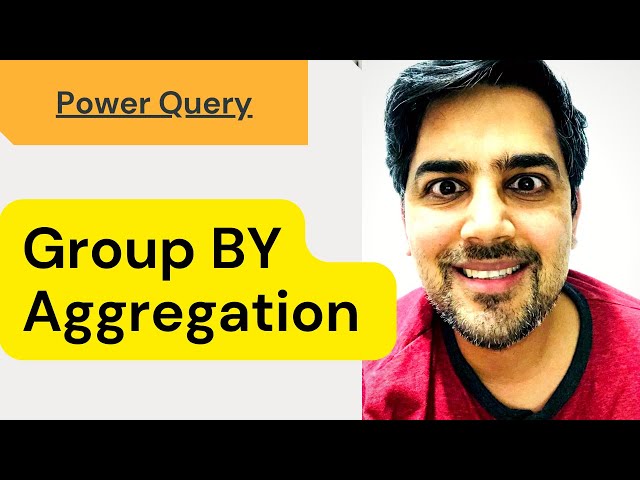 Power query group by aggregation using M functions - (Power Query Training)  04