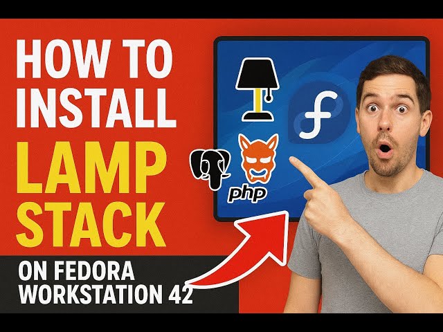 LAMP Stack on Fedora Workstation 42 | Set Up Apache, MySQL, and PHP in Minutes!