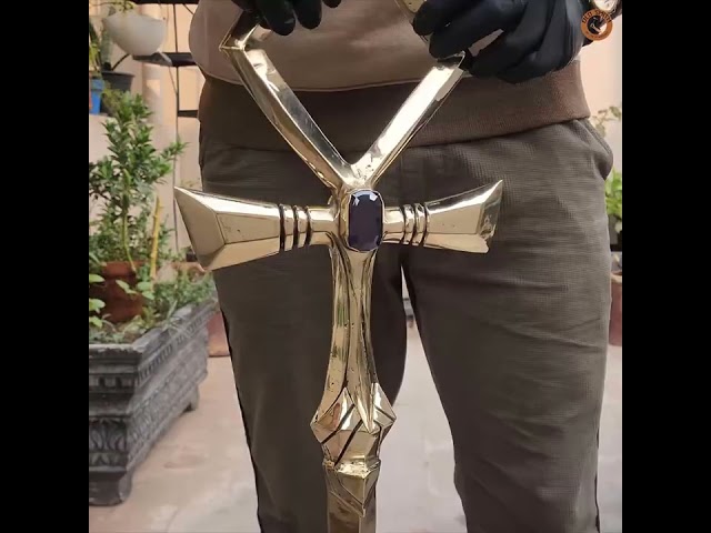 I Forged Anubis Cane Sword and That Looked Expensive #shorts #forging #sword