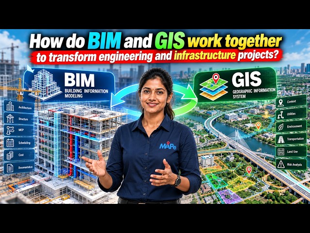 How do BIM and GIS work together to transform engineering and infrastructure projects?