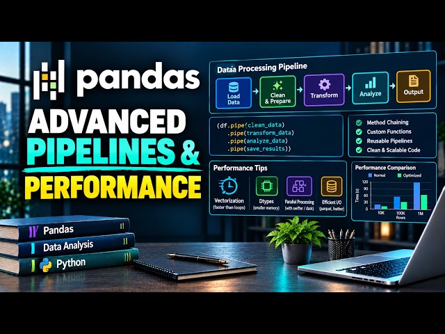 Pandas Advanced Pipelines & Performance | Module 11: Method Chaining & Optimization