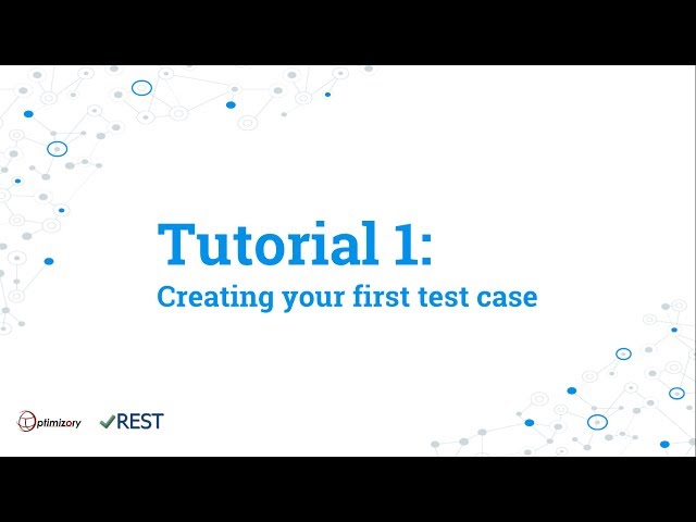 vREST Tutorial 1: Writing your first test case