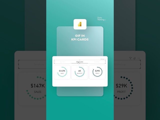 🚀 تأثير تحميل KPI Cards في Power BI — خلّها احتراف!  #dataanlysis  #dataecho  #excel#powerbi