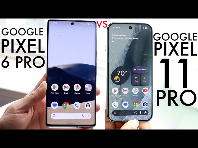 Google Pixel 11 Pro Vs Google Pixel 6 Pro! (Comparison) (Review)