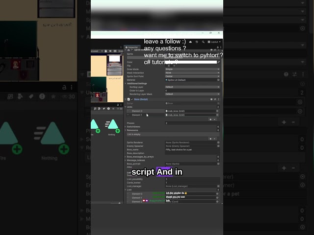 How to make a boss in unity #untiy #gamedev #indiedev | #doggystyles34 auf #Twitch