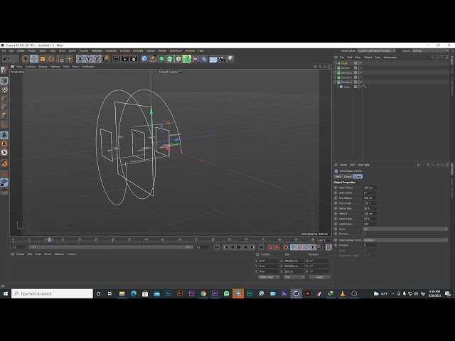 Cinema 4D Emitter on spline wrap Tutorial