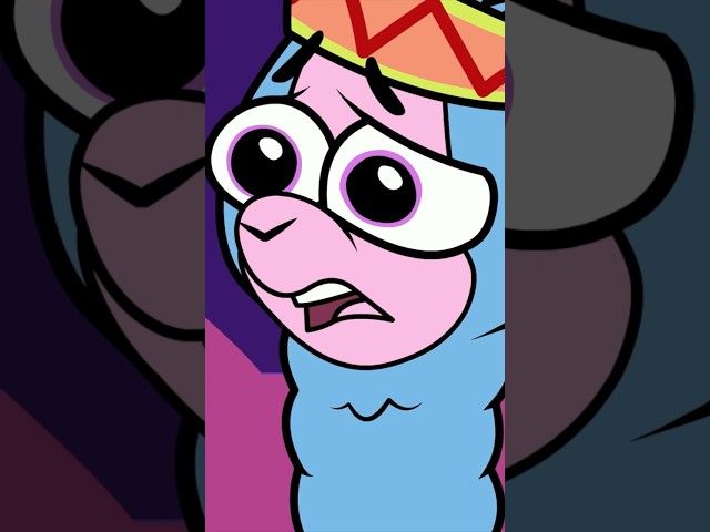 He's about to be lunch 😮 Paka Paka - Funny Alpaca Cartoon #shorts