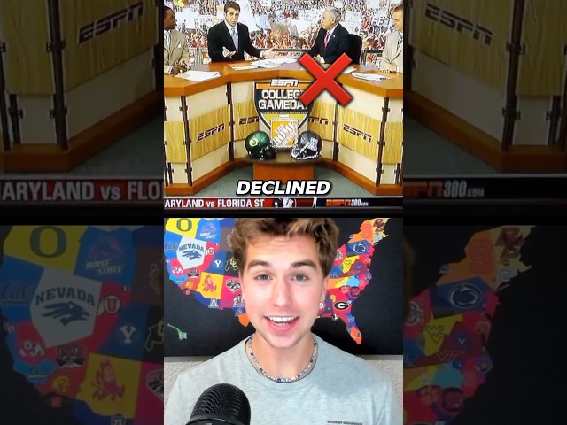 The ONLY team to DECLINE College Gameday🤯 #collegefootball #cfb #ncaa #pac12 #usc #calbears #cfp